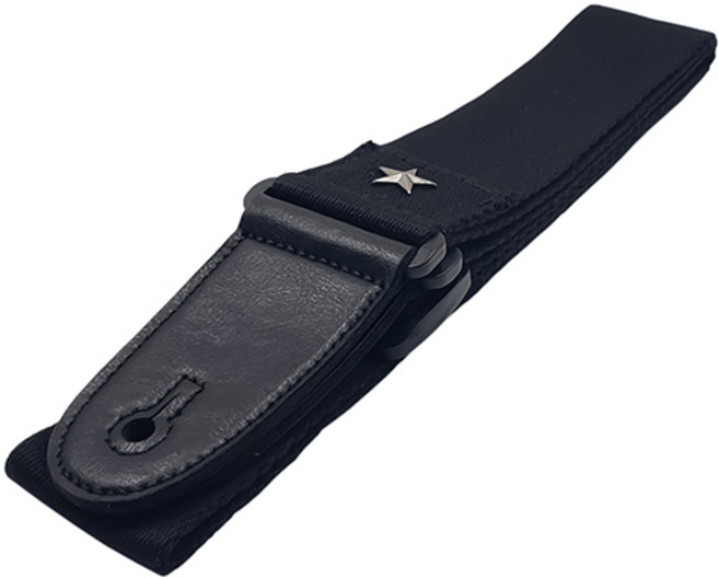 코네임 기타 어깨끈 통기타 스트랩 2W032, 1개, 블랙