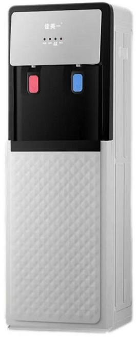 생수통 정수기 디스펜서 냉온수기 워터 거치대 사무실, 온수, 실버 화이트, 1개