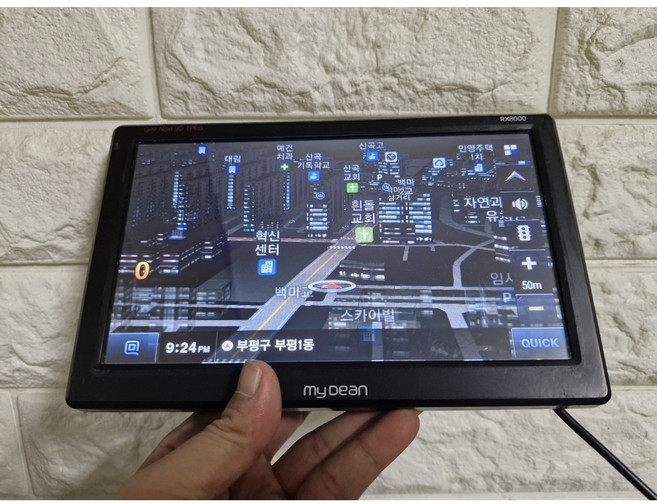 중고 씨앤에스링크 마이딘 RX8000 지니넥스트 3D맵 8인치 16GB 내비게이션