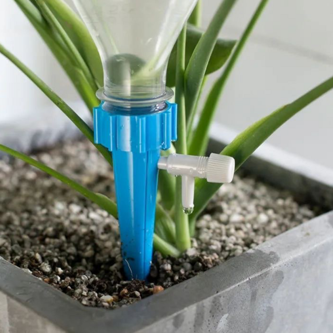 하피디코 식물 그로우 페트병 화분 자동 급수기 조절기 1세트, 10개, 탄산음료 페트병용
