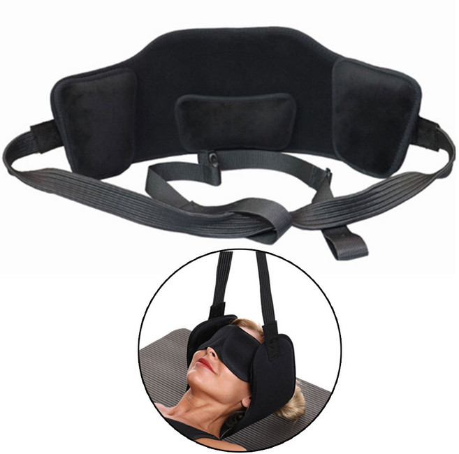 목견인기 경추견인기 목이완기 넥해먹 목해먹 목디스크 목치료기 경추지지대 거북목 목마사지 목보호대, 1개