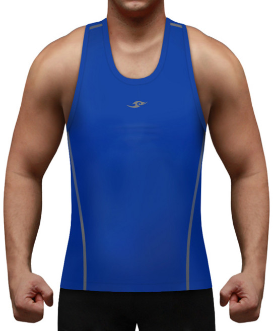 테이크파이브 남자 기능성 민소매 스포츠이너웨어 블루