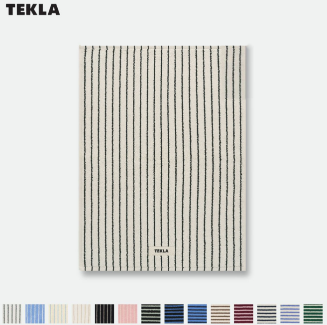 해외 구매대행 TEKLA bath mat 테클라 북유럽 배스매트 발매트 일본발송, BLACK STRIPES