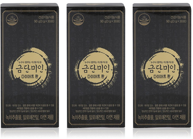금단미인 다이어트 환, 90g, 3개