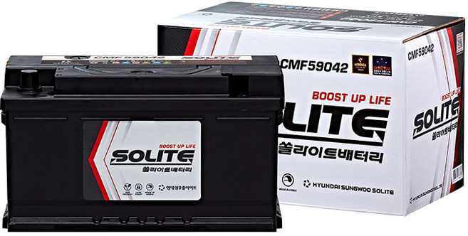 아우디 RS4 4.2 콰트로 쏠라이트 자동차 배터리 CMF59042 DIN90L, 1개