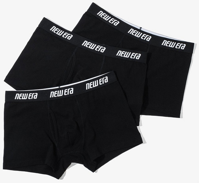 뉴에라 미들 드로즈 언더웨어 3팩 블랙 14628656