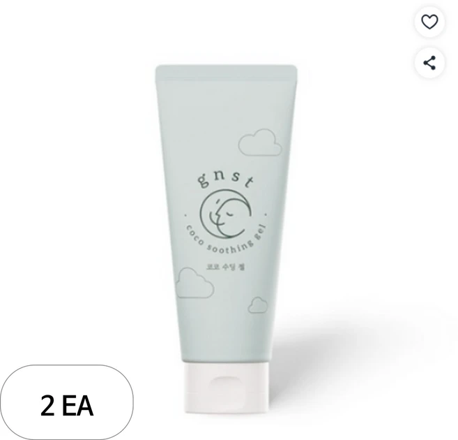 지엔에스티 코코 수딩 젤, 160ml, 2개 - 쿠팡