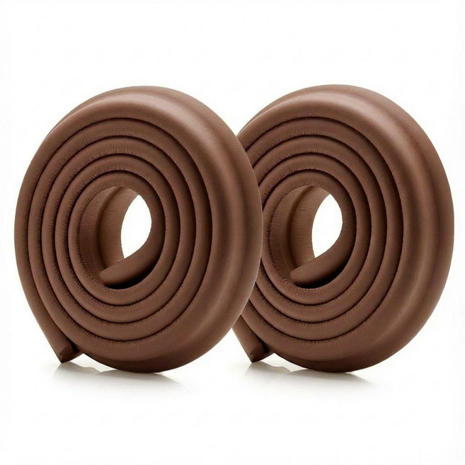 MZ생활 2세대 에어쿠션 더 두꺼운 17mm 최고급형 모서리 보호대, 브라운, 2개