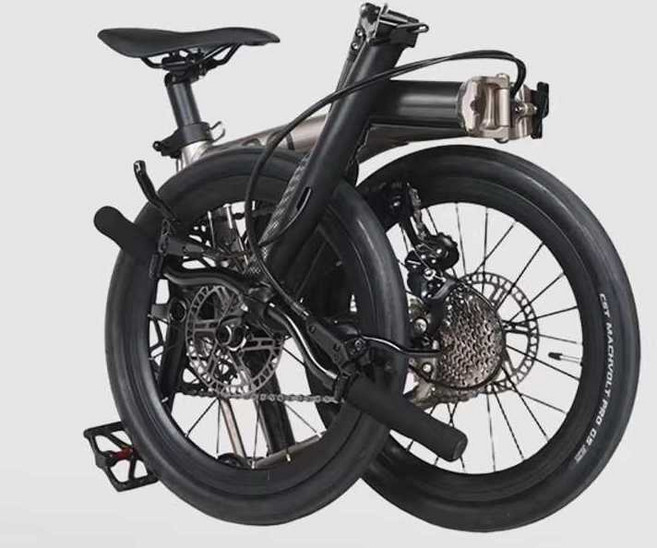 트렌드부스 트라이폴드자전거 초경량 에어 20인치, 1개, 16인치 글로시 그레이 349