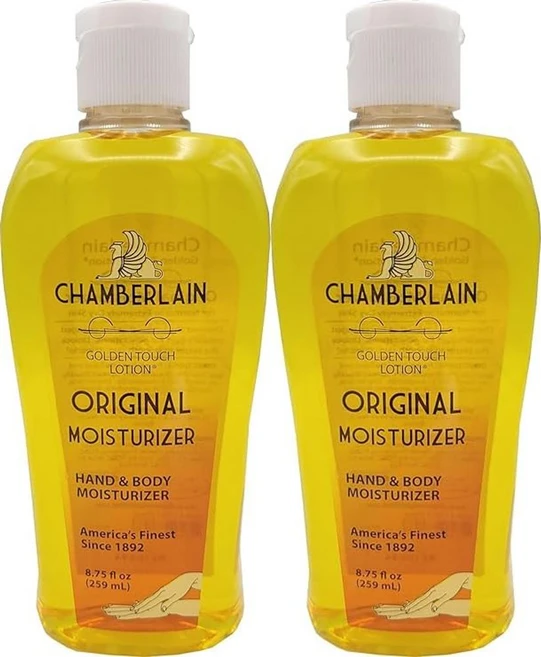 Golden Touch Lotion 2 Pack Original Moisturizer by Chamberlain - 8.75 OZ (Pour Cap) Made in the US, Golden Touch Lotion 2 Pack Ori - 쿠팡