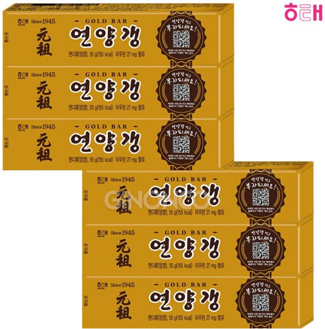 해태 연양갱 55g, 6개