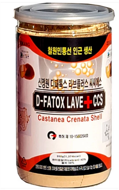 조강식품 신정원 디패톡스 라브플러스CCS(율피), 1개, 350g - 쿠팡