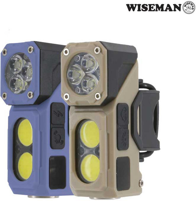 와이즈맨 헤드랜턴 WS-T139 LED C타입 충전식 헤드라이트 자석 손전등 캠핑 등산, 1개, 색상랜덤