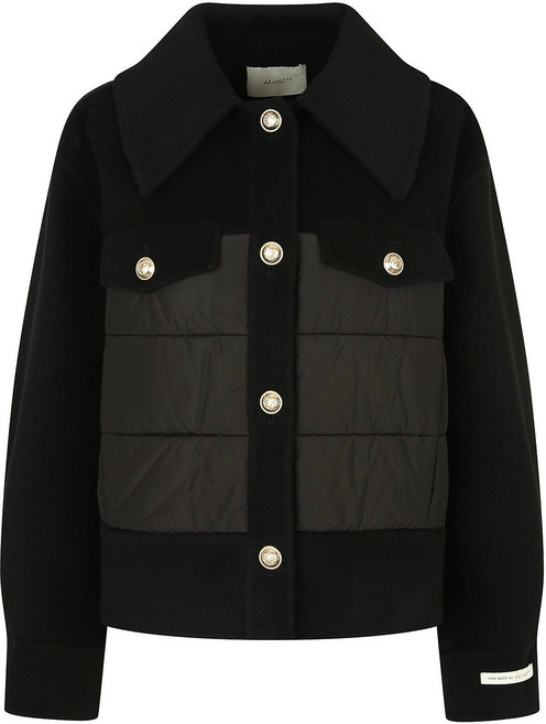 JJ지고트 JJ JIGOTT 패딩 배색 울 캐시미어재킷GNAA0JKR3 472952