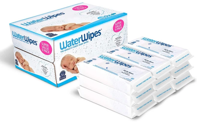 WaterWipes 센스티브 아기 물티슈 60매 9개, 9개입, 1세트 - 쿠팡