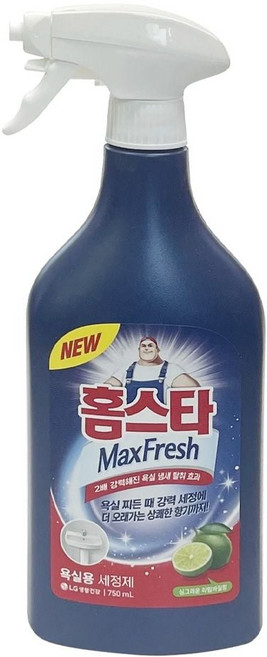 홈스타 맥스프레쉬 욕실용 세정제 750ml - O sta614Lk, 1개, 1ml