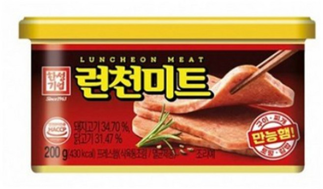한성기업 런천미트, 200g, 8개