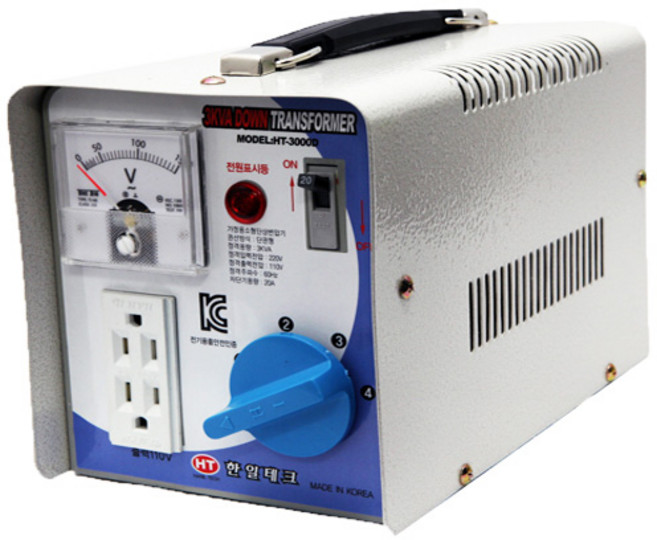 한일테크 가정용 3KVA 다운변압기 220V-110V HT-3000D, 1개