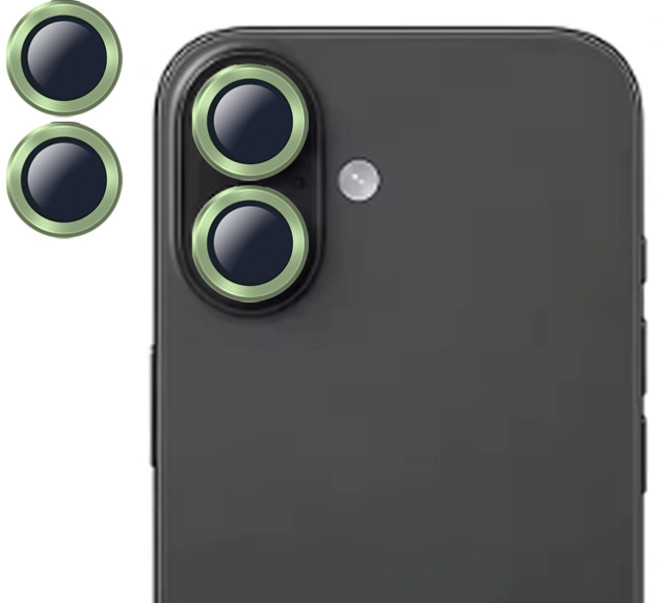 투에이비 아이폰 호환 메탈 카메라 강화유리, 2세트