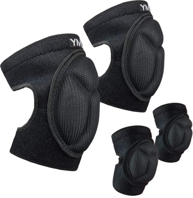 용맹두 군대 군인 훈련소 쿠션 패드 벨크로 무릎+팔꿈치보호대 세트, 1개