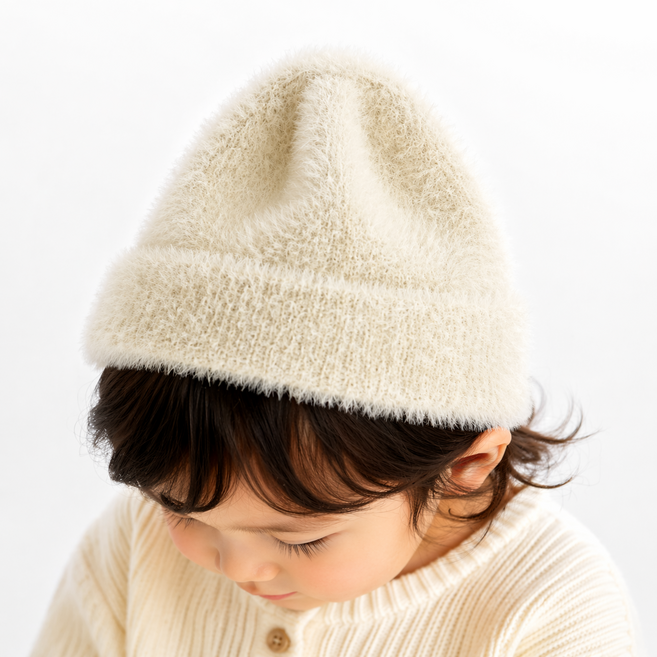 여아 남아 방한모 벙거지 겨울 털모자 니트 비니