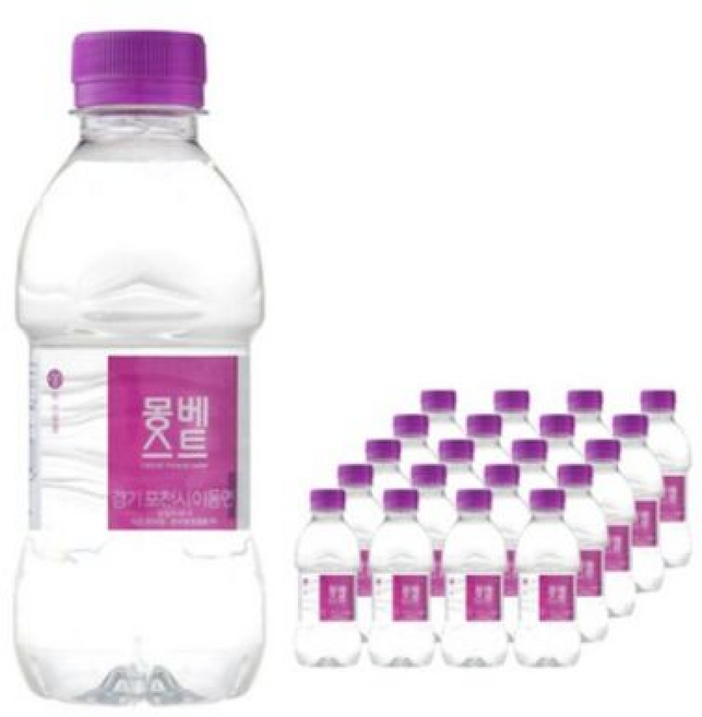 몽베스트 먹는샘물 생수, 1개, 330ml