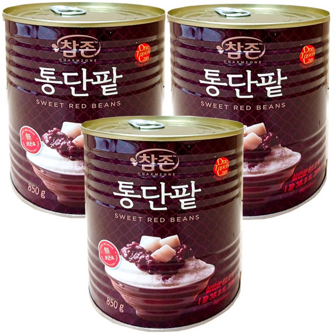 참존 통단팥 원터치, 850g, 3개