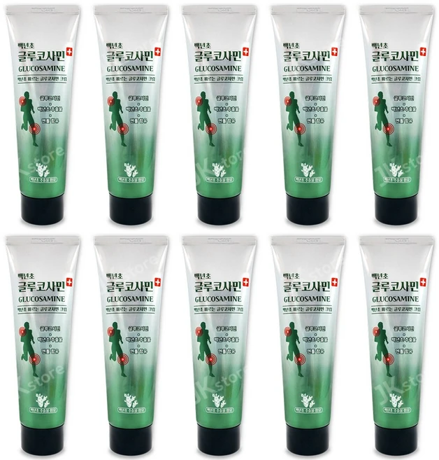 바르는 백년초 글루코사민크림, 10개, 150ml - 쿠팡