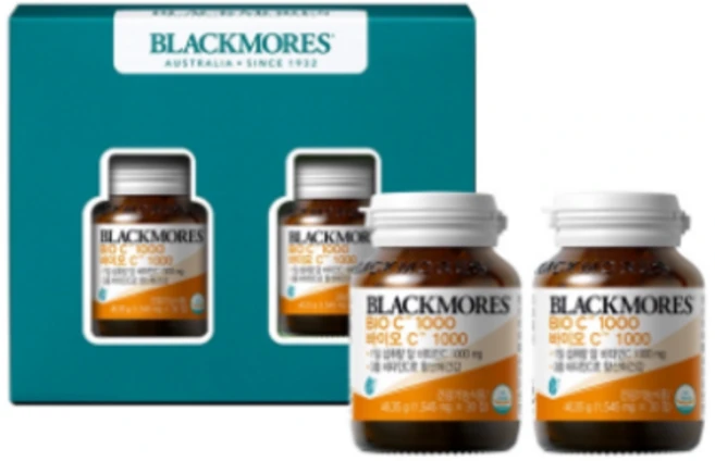 블랙모어스 Bio C 1000 트윈세트 30정 x 2병, 2개 - 쿠팡