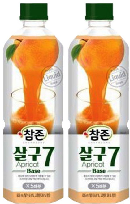 참존 살구7 베이스 835ml, 2개
