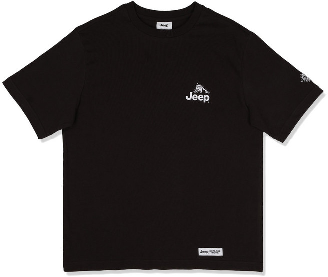 지프 JQ6TSU155 25S/S 루즈핏 스몰마운틴로고 반팔 티셔츠 국내정품