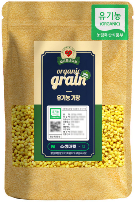 파인드네이처 25년산 국산 유기농 햇 잡곡 기장 500g, 1개