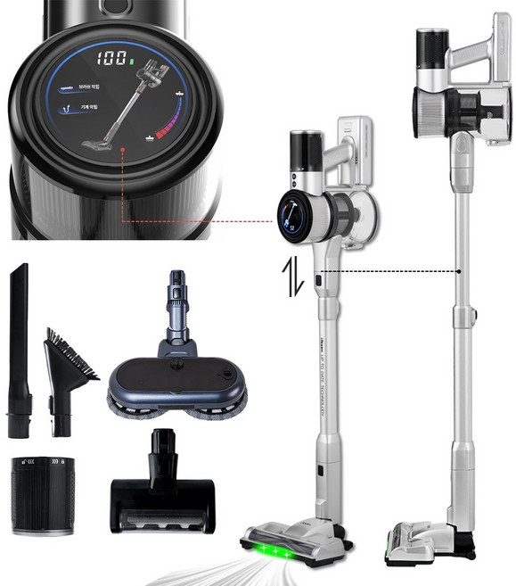 2025년형 차이슨 무선청소기 플래티넘 S9 아이룸 진공청소기, 플래티넘S9+물걸레키트, 혼합색상