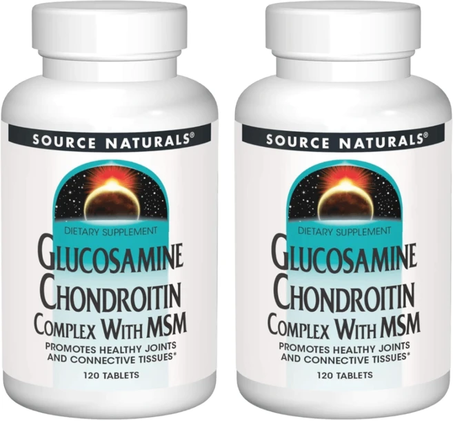 소스네추럴스 글루코사민 콘드로이친 MSM 120정 2개 - 쿠팡