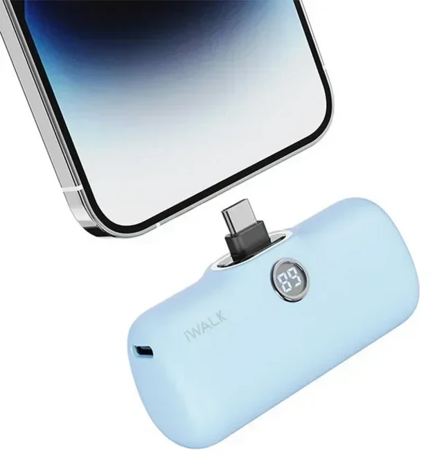 IWALK 호환용 휴대용 충전기 모든 모델: 20W 4800mAh 무선 보조배터리 고속 여행용 팩 s, 01 4800mAh 배터리, 06 Type-C-Blue