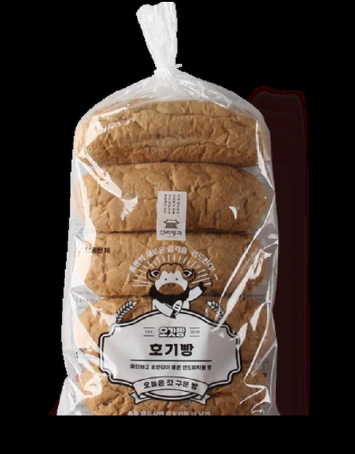 신라명과 호기빵 325g (65g x 5ea) 곡물빵 오갓빵, 65g, 5개