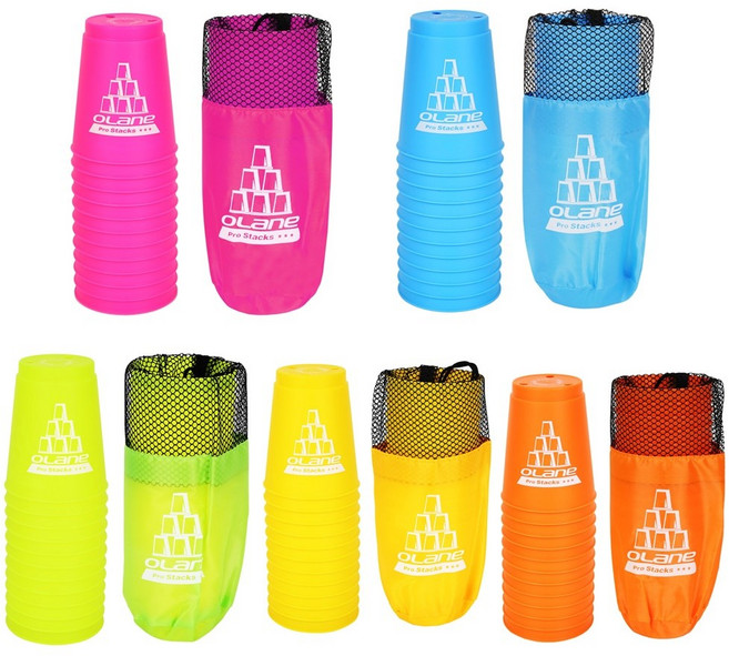 오레인 컵쌓기 스포츠스태킹 12개입, 블루, 1개