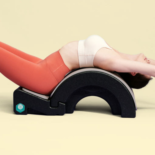 아리프 EPP 스파인코렉터 허리 코어 스트레칭 홈 필라테스, 블랙