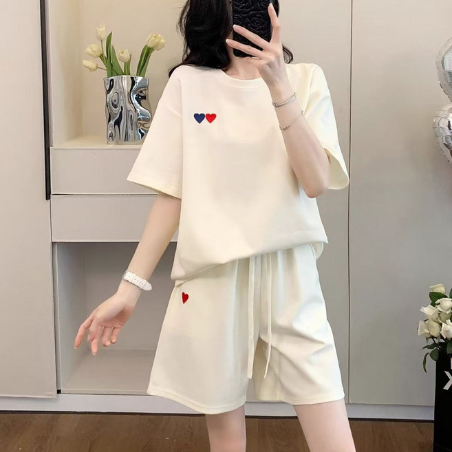 style dr 여성 트레이닝세트 반팔티+반바지 여름트레이닝복세트