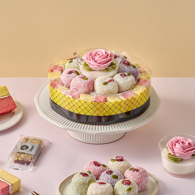 [떡보의하루 본사] 떡케이크 앙큼 퓨전케익2호 전국150여개 매장 직접배달, 1.08kg, 1개