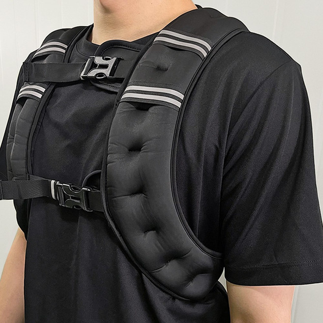 홈트러브 중량조끼 10kg 웨이트 운동 베스트 헬스 크로스핏 머슬업, 블랙