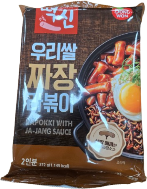 동원 떡볶이의신 짜장라볶이, 372g, 6개