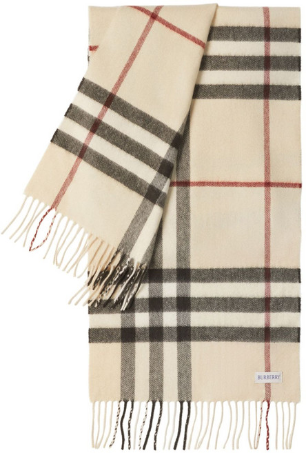 버버리 체크 캐시미어 스카프