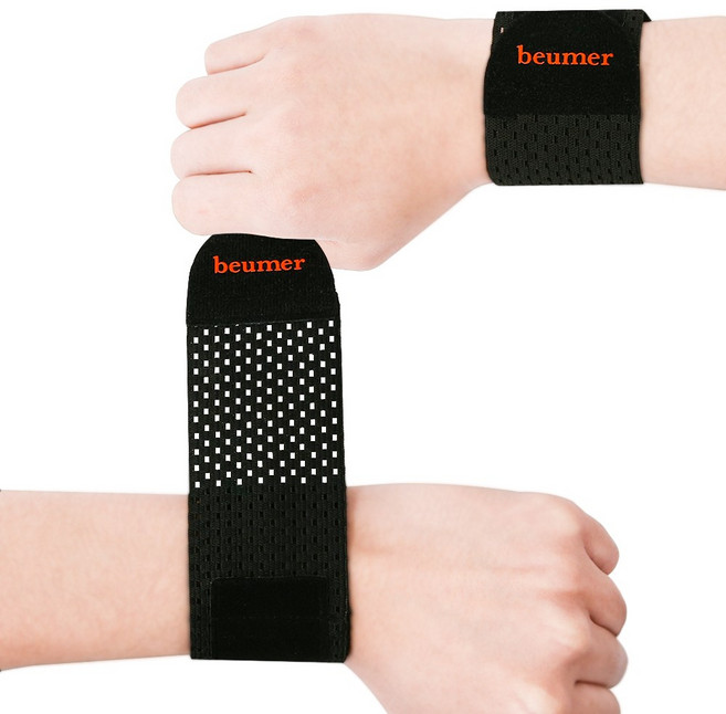 [물리치료사 자문개발] 브메르 1mm 에어핏 손목보호대, 블랙 FREE, 2개