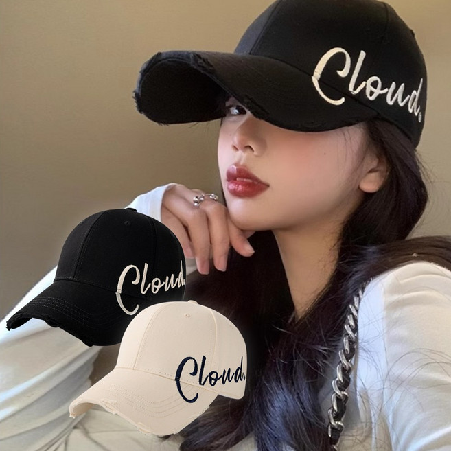 제이무드 [1+1] 얼굴 작아보이는 야구 모자 볼캡 여성용 남성용 예쁜 고급 자수