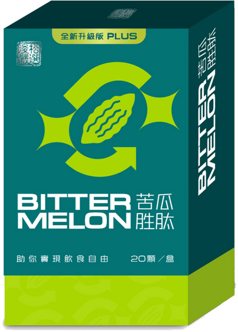 浚松嚴選 苦瓜胜肽膠囊 苦瓜褐藻肉桂植萃 平衡飲食植物配方, 1套, 20顆