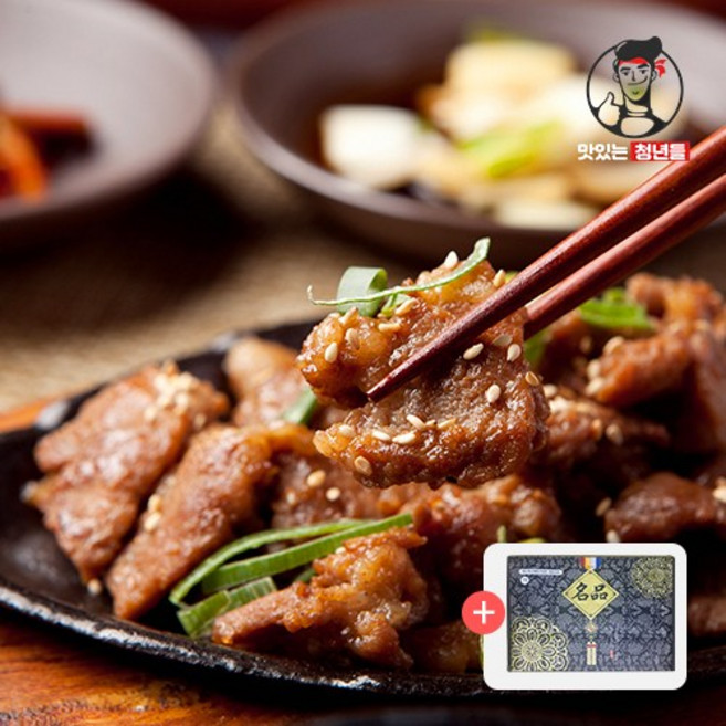 [맛있는청년들] 서서갈비 제주흑돼지불고기 1.6kg(400gx4팩)+선물세트, 단품, 단품