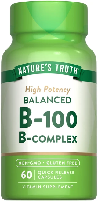 네이쳐스 트루스 비타민 B 컴플렉스 B-100 캡슐, 1개, 60정 - 쿠팡