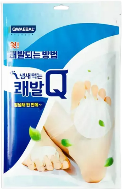 쾌발 Q 냄새먹는 풋케어 패드, 60매, 1개
