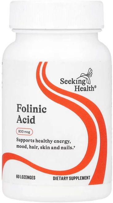 Seeking Health 폴리닌산 사탕 정제 DFE 800mcg 사탕 정제 60정, One Color, 1개 - 쿠팡